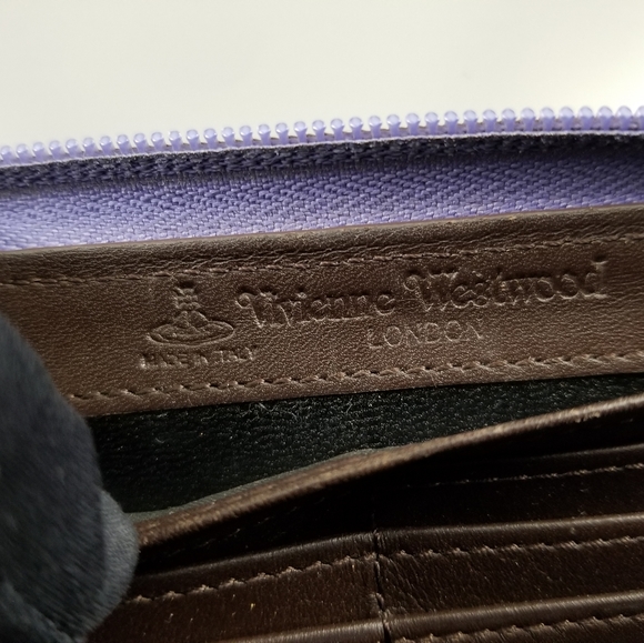 VIVIENNE WESTWOOD Beautiful Vintage Classic Zippy compact wallet/Italy - Picture 10 of 15